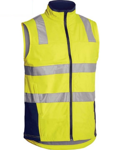 Picture of Bisley, Taped Hi Vis Soft Shell Vest